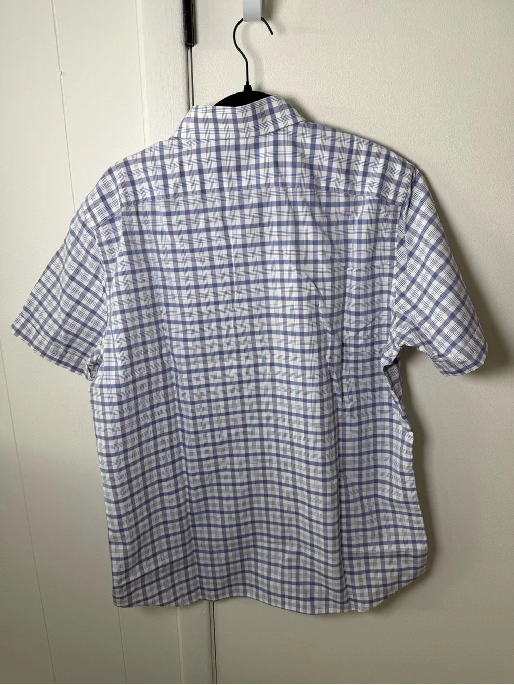 Banana Republic | Non‑Iron Slim Fit Shirt | Purple Plaid | Men’s L | GUC